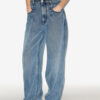 Rodayna plisserede denimjeans