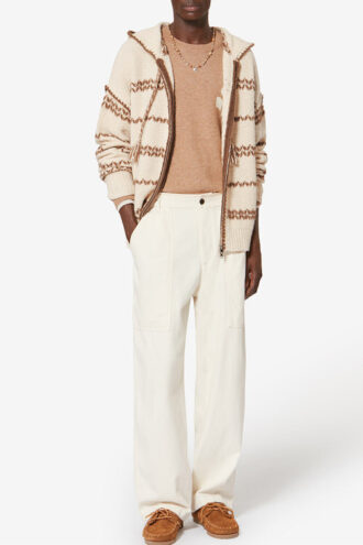 Rolian Cardigan i meleret uld