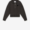 Ross kort sweatshirt i bomuld med opretstående krave