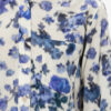 Rusak silke-bluse med rosenprint