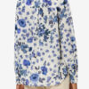 Rusak silke-bluse med rosenprint