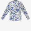 Rusak silke-bluse med rosenprint