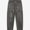 Salia Loose Fit Denim Jeans med lynlåse Salia Loose Fit Denim Jeans med lynlåse