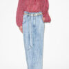 Salika-bluse i bomuldsvoile med print