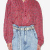 Salika-bluse i bomuldsvoile med print