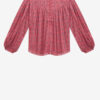Salika-bluse i bomuldsvoile med print