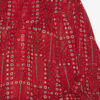 Salika Bluse i bomuldsvoile med print og rynk
