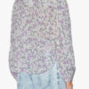Salika Bluse i bomuldsvoile med print og rynk