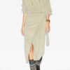 Sandrina lang draperet jersey-sweatshirtkjole