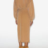 Sandrina lang draperet jersey-sweatshirtkjole