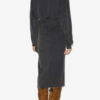 Sandrina lang draperet jersey-sweatshirtkjole