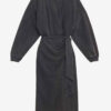Sandrina lang draperet jersey-sweatshirtkjole