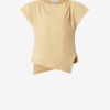 Sebani Asymmetrisk bomulds-T-shirt
