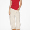 Sebani Asymmetrisk ensfarvet bomulds-T-shirt Sebani Asymmetrisk ensfarvet bomulds-T-shirt