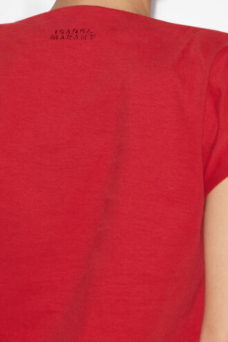 Sebani Asymmetrisk ensfarvet bomulds-T-shirt