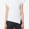 Sebani asymmetrisk T-shirt med korte ærmer Sebani asymmetrisk T-shirt med korte ærmer