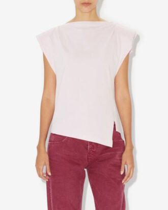 Sebani polstret asymmetrisk T-shirt