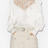 Seila Flowing Blouse med blonder og flæser