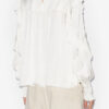 Seila Flowing Blouse med blonder og flæser