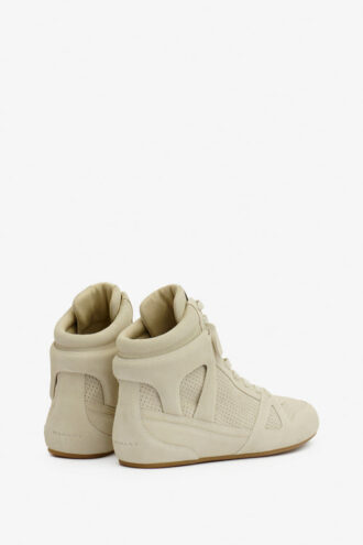 Sennyh højtop sneakers i ruskind af kalveskind