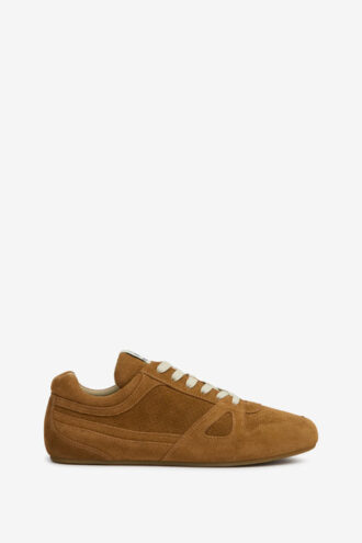 Sennyh lave sneakers i ruskind af kalveskind