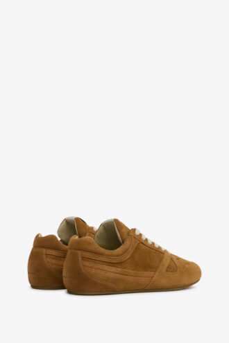 Sennyh lave sneakers i ruskind af kalveskind