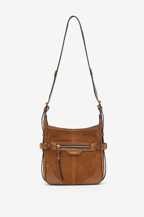 Sierra Hobo S skuldertaske i ruskind Sierra Hobo S skuldertaske i ruskind