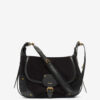 Sierra S ruskindskalveskind messenger bag