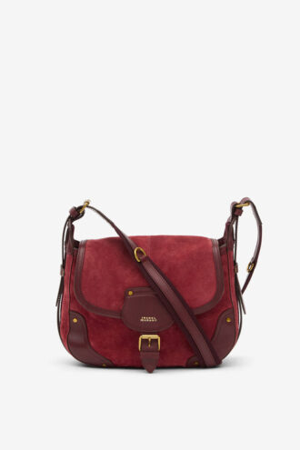 Sierra S ruskindskalveskind messenger bag
