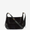 Sierra S ruskindskalveskind messenger bag