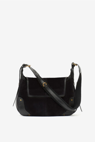 Sierra S ruskindskalveskind messenger bag