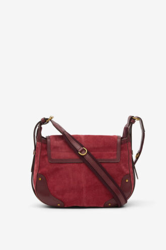 Sierra S ruskindskalveskind messenger bag