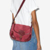 Sierra S ruskindskalveskind messenger bag