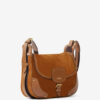 Sierra S ruskindskalveskind messenger bag