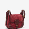 Sierra S ruskindskalveskind messenger bag