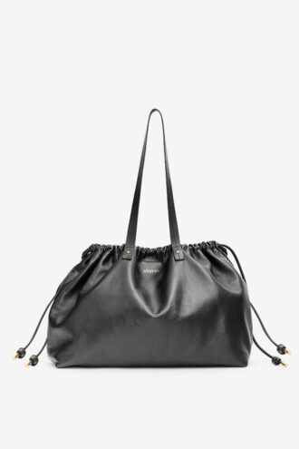 Silven E/W skinnende læder totebag