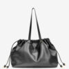 Silven E/W skinnende læder totebag