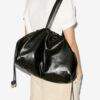 Silven E/W skinnende læder totebag