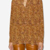 Sima Bluse i silke med print