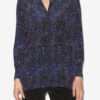 Sima Bluse i silke med print