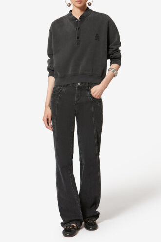 Simony bomuldssweatshirt med logo