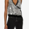 Tahina vest med pailletter