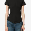 Taomi Ribbet kortærmet bomulds-T-shirt