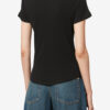 Taomi Ribbet kortærmet bomulds-T-shirt
