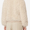 Tayma kort krøllet faux fur frakke