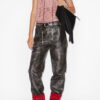 Thea tank top i linned med print
