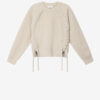 Tulliam uld- og kashmirstrikket sweater
