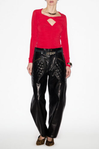 Vandalia Top i rynket jersey