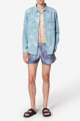 Vincente tropisk print badeshorts