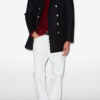 Wym uld- og kashmirpeacoat